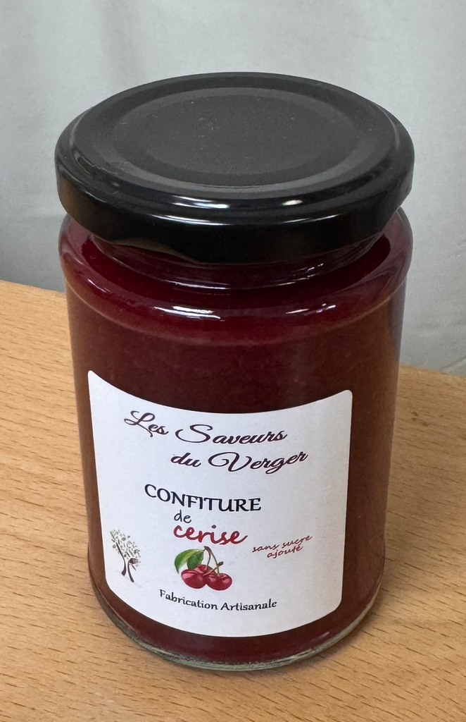 Confiture cerise - 210ml - Les saveurs du Verger