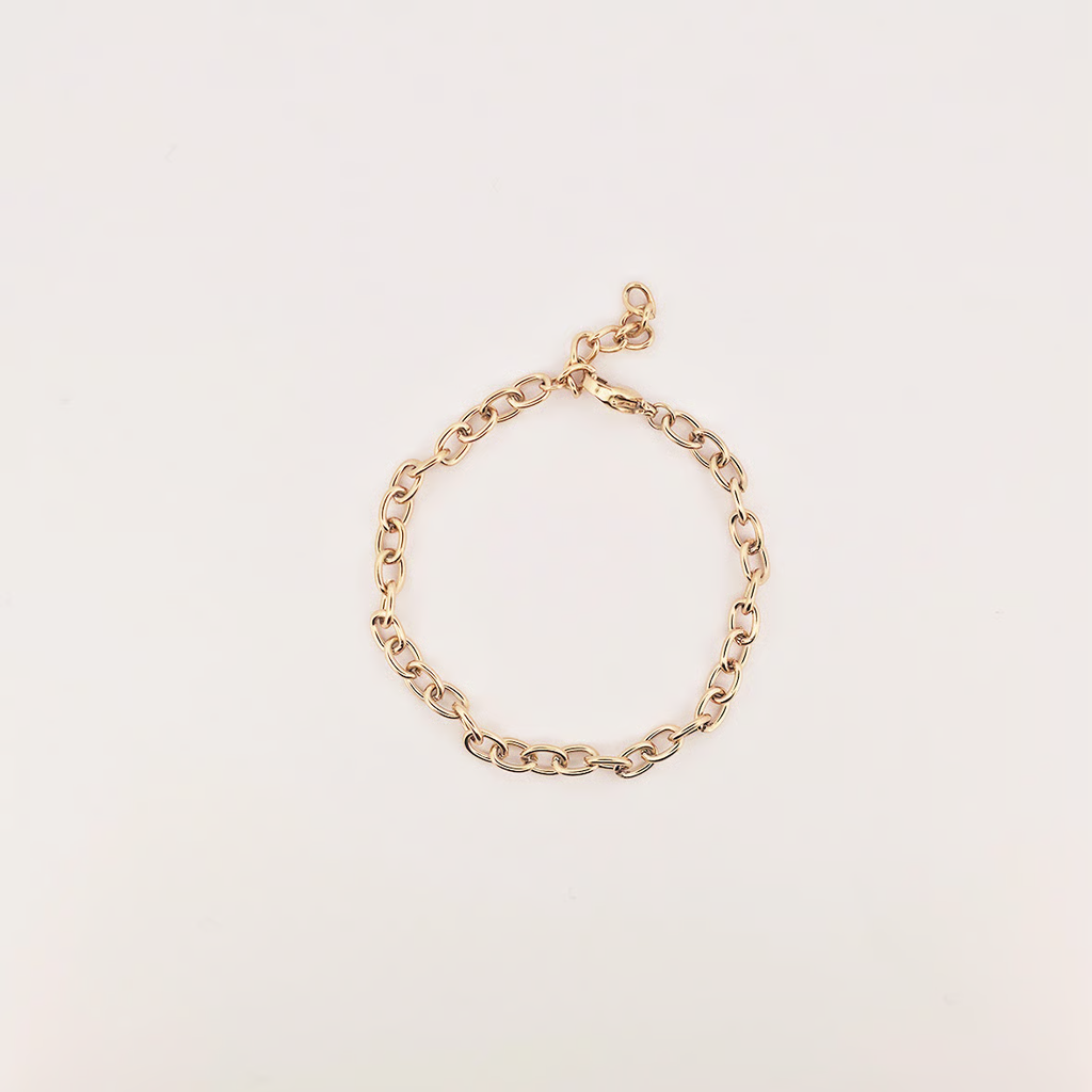 Bracelet à personnaliser maille fine pour charm's - Yaya