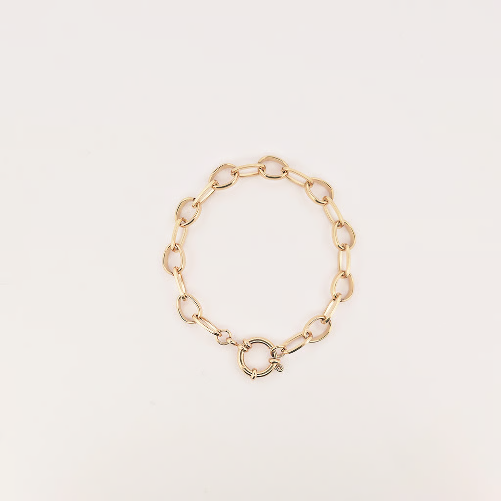 Bracelet à personnaliser maille épaisse pour charm's - Yaya