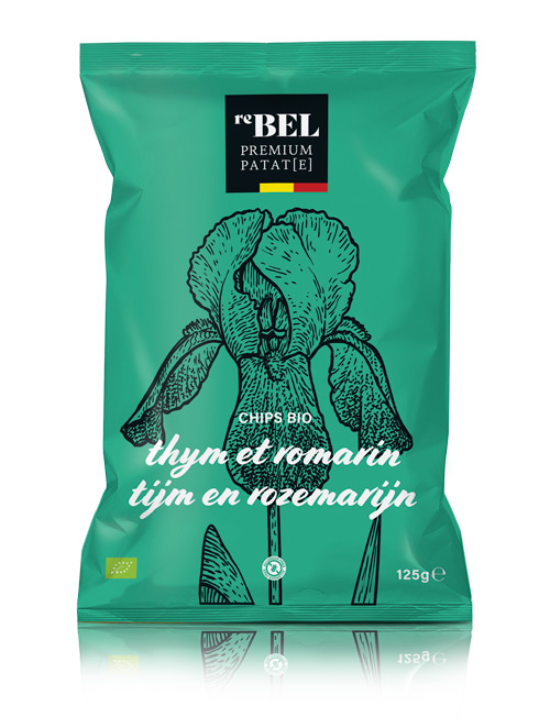 Chips Rebel Bio Thym/Romarin - 125gr - Foodprint