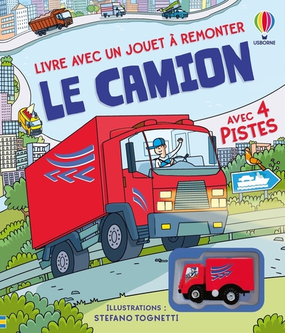 Le camion - Livre avec jouet à remonter - Dès 3 ans