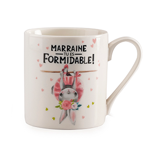 Tasse 'Marraine tu es formidable'