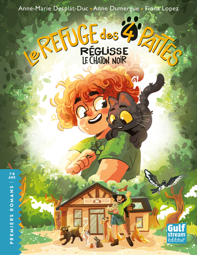 [9782383496564] Le Refuge des 4 pattes - Réglisse, le chaton noir