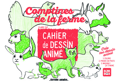 [9791094306444] Les Comptines de la Ferme Cahier de Dessin Animé