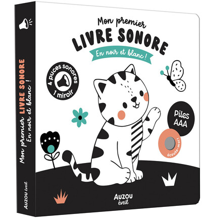 Mon premier livre sonore en noir et blanc !