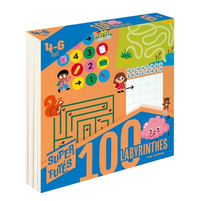 100 labyrinthes pour Super futés 4-6 ans