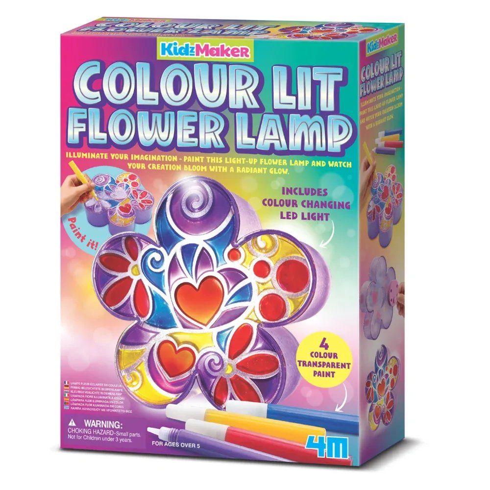 4M KIDZMAKER - LAMPE ARTISTIQUE AUX COULEURS ECLATANTES