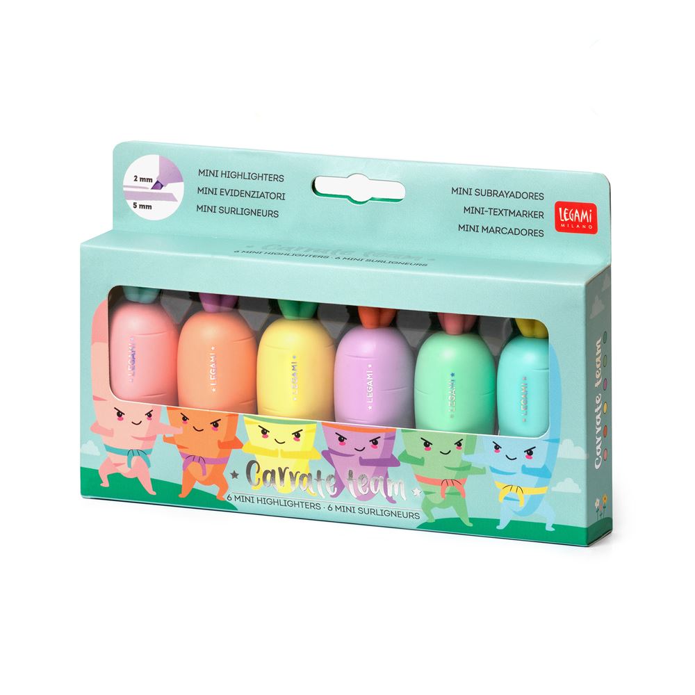 [8054117628437] 6 MINI FLUOS CAROTTE