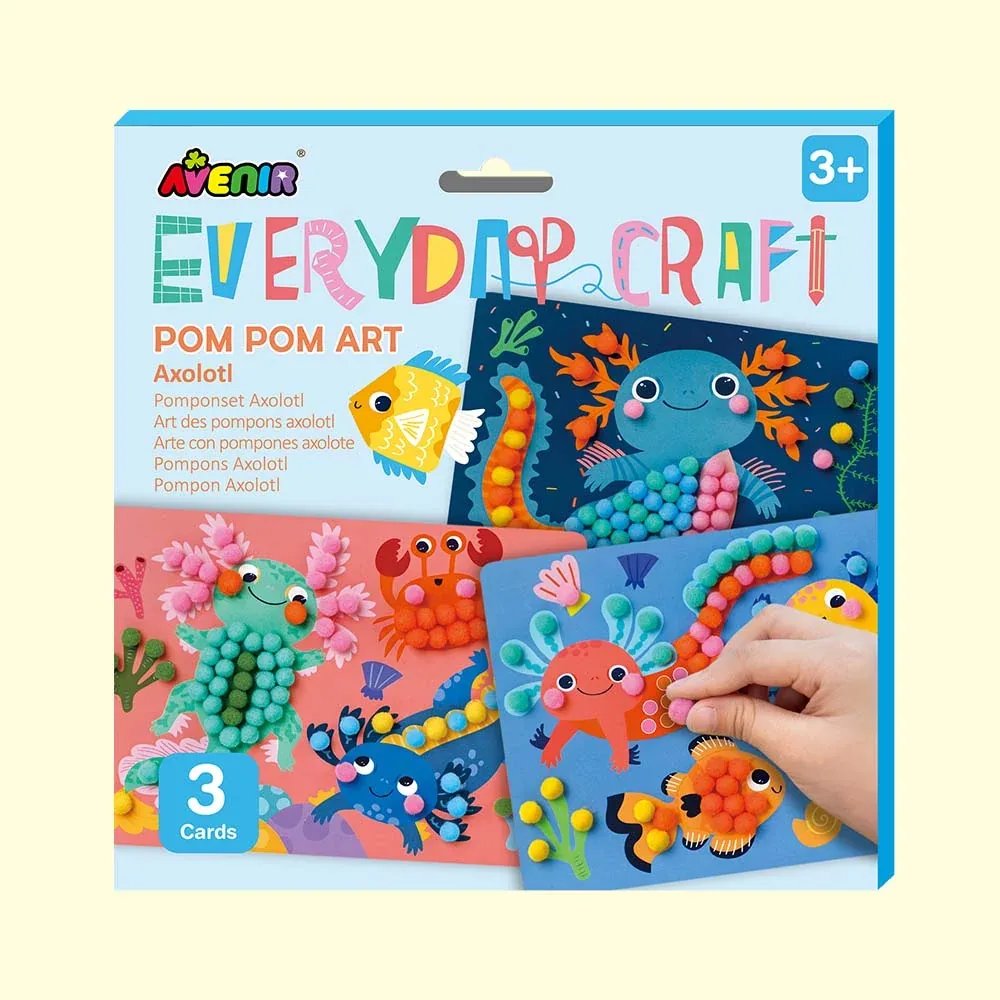 ART DES POMPONS - AXOLOTL