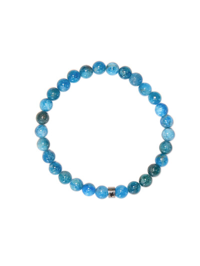 Bracelet Apatite Perles rondes 6 mm