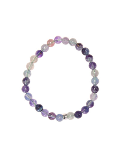 Bracelet Fluorite Perles rondes 6 mm