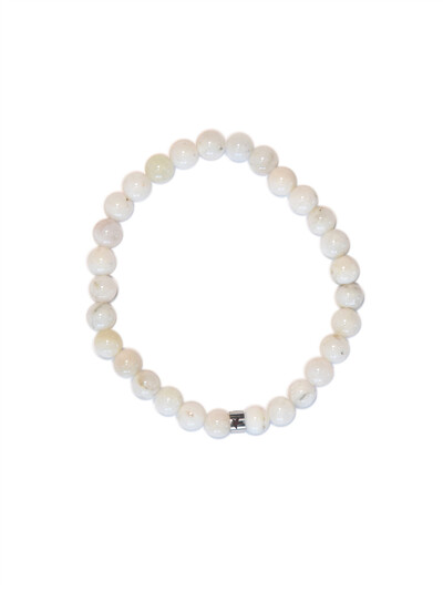 Bracelet Pierre de Lune Perles rondes 6 mm