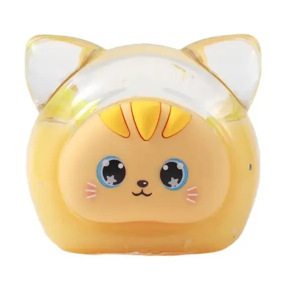 BUBBLEHEAD CAT - JAUNE