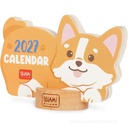 CALENDRIER AVEC BASE CHIEN 2027
