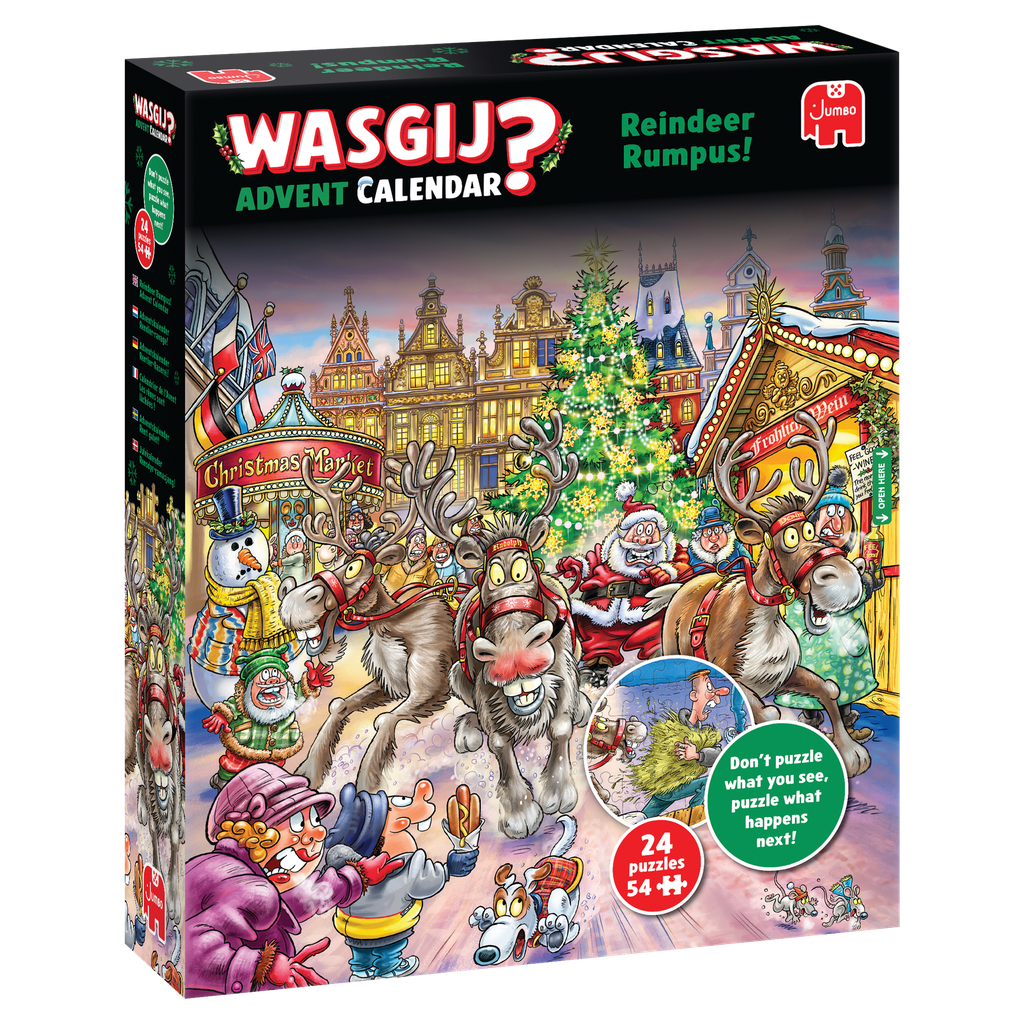 CALENDRIER DE L'AVENT PUZZLE WASGIJ - LES RENES SONT LÂCHÉS