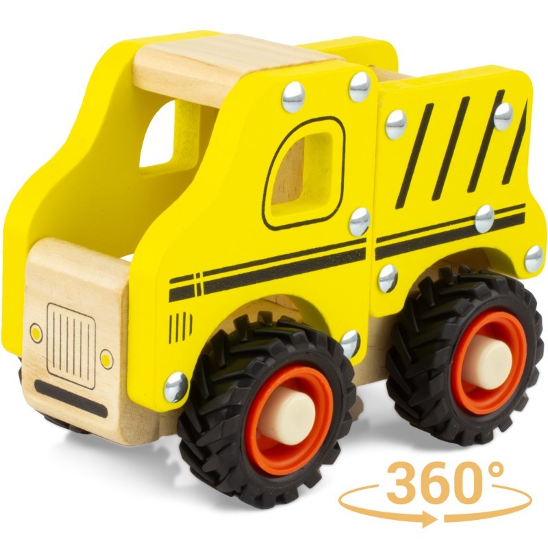 CAMION BENNE EN BOIS