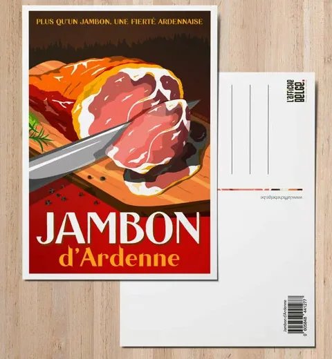 CARTE JAMBON D'ARDENNES