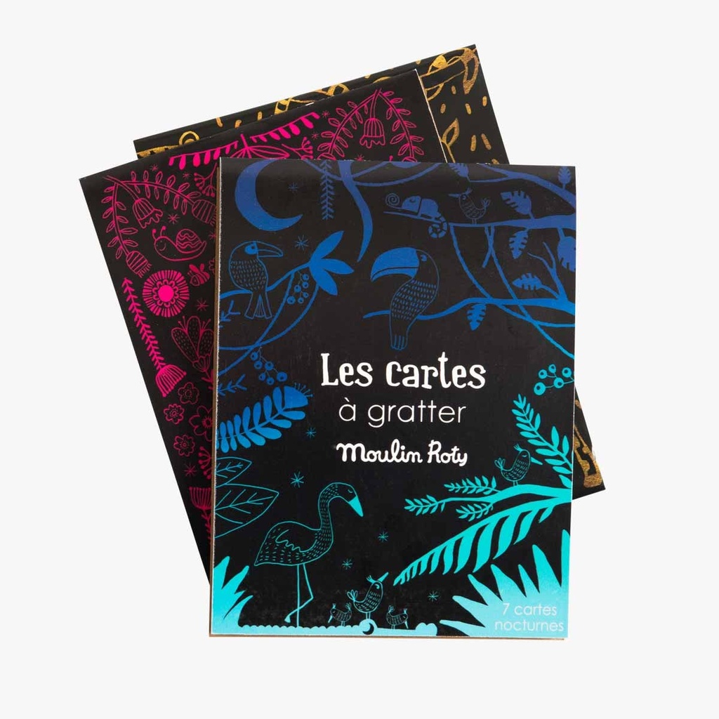 [3575677112426] CARTES A GRATTER LES PETITES MERVEILLES BLEUES