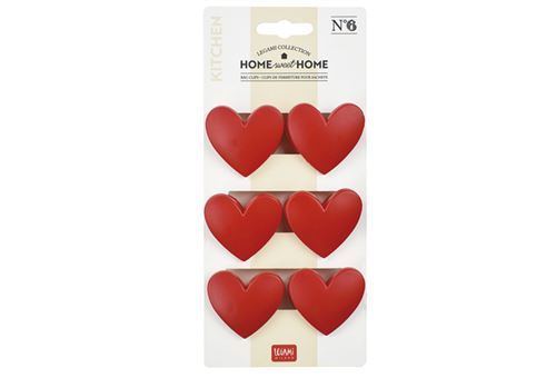 CLIPS SACHETS - COEURS