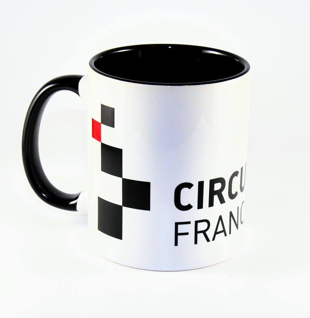 Tasse à motif écriture Francorchamps