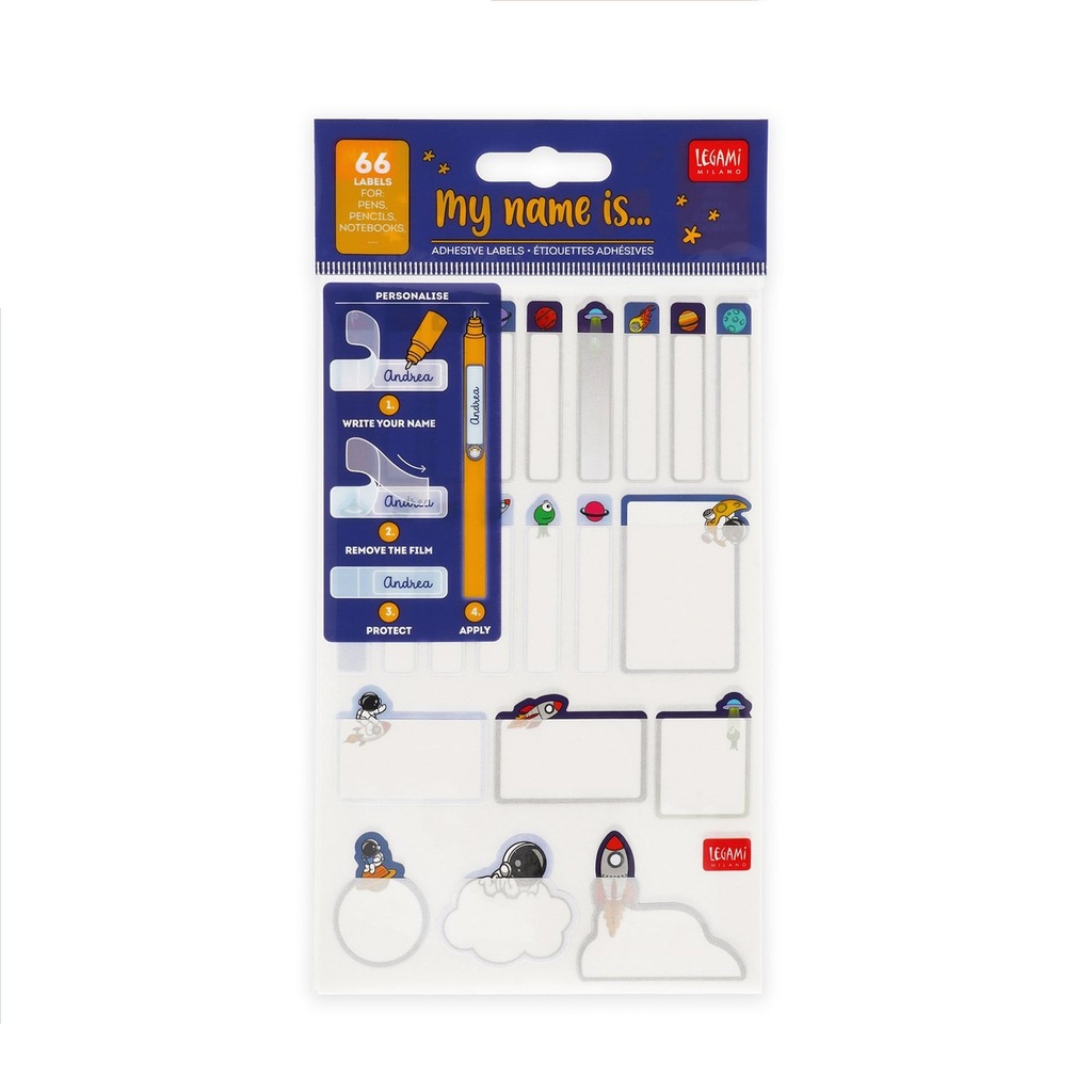 ETIQUETTES ADHESIVES - ESPACE