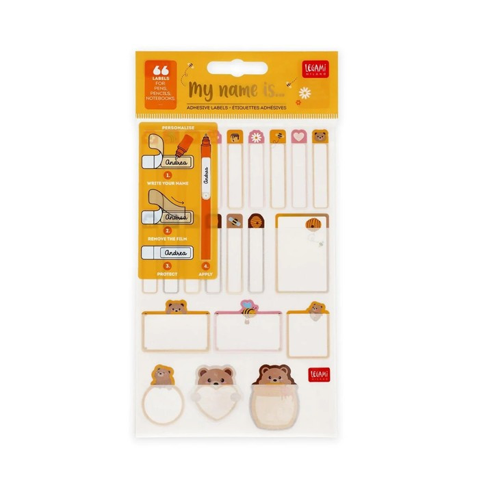 ETIQUETTES ADHESIVES - OURS