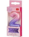 HAPPY BIRTHDAY CANDLE - PINK - 2