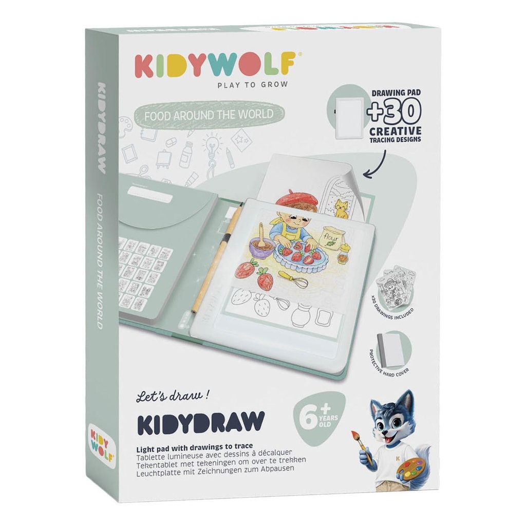 KIDYDRAW - 6 + -  FOOD AROUND THE WORLD