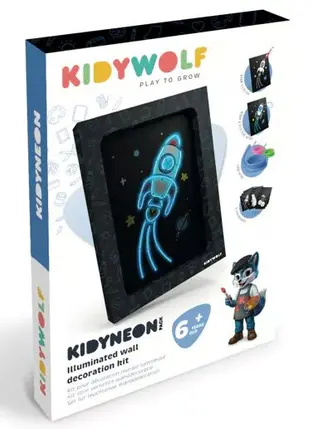KIDYNEON PACK - DECORATION MURALE LUMINEUSE
