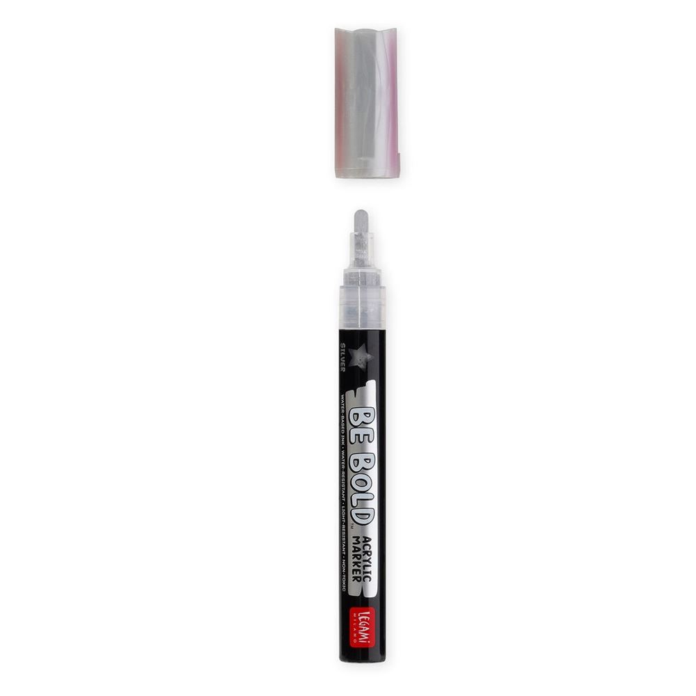MARQUEUR ACRYLIQUE ARGENTÉ