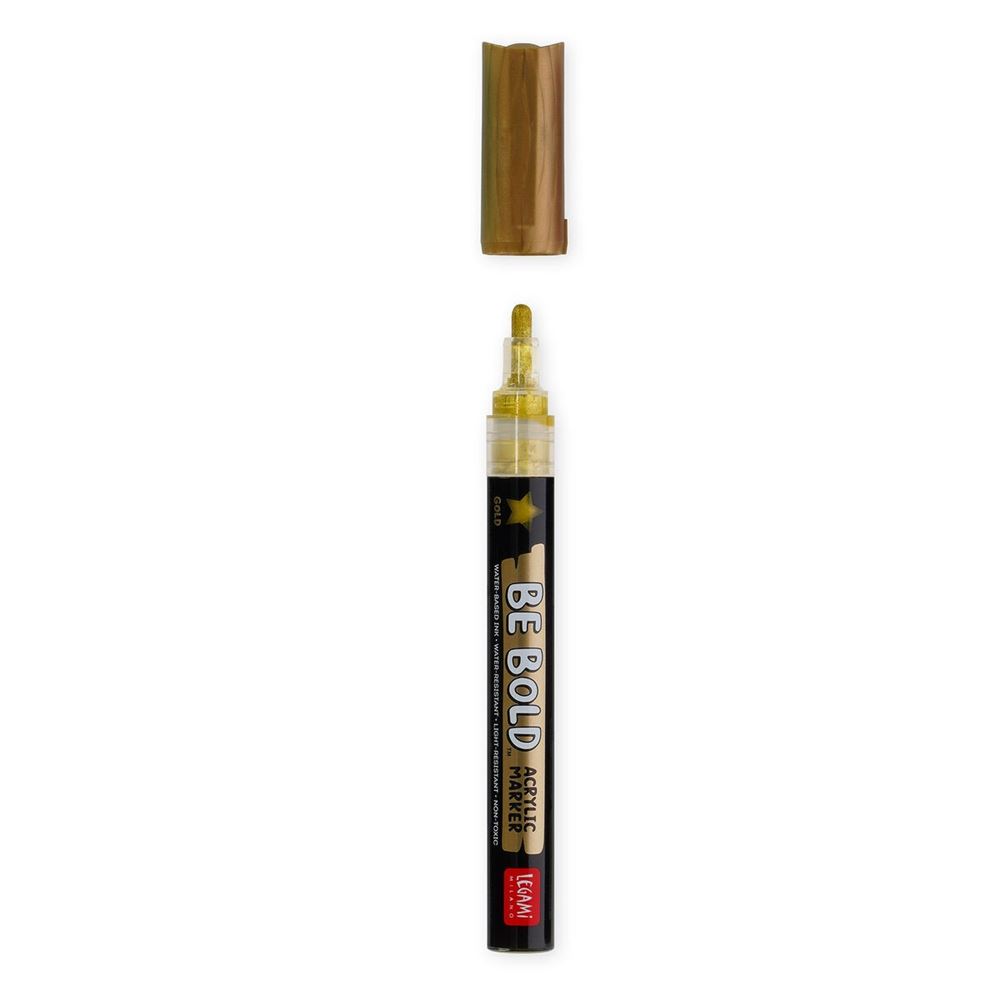 MARQUEUR ACRYLIQUE DORÉ