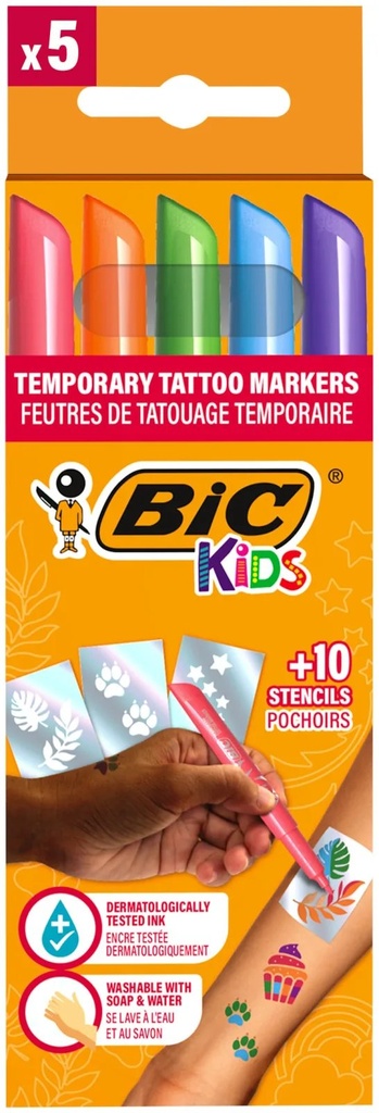 MARQUEURS TATOUAGES TEMPORAIRES ET STENCILS