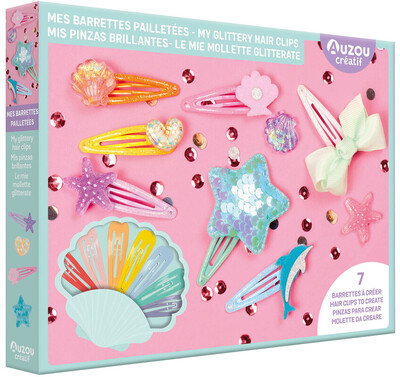 Mes barrettes pailletées