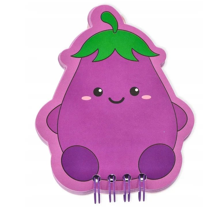 MINI BLOC-NOTES - AUBERGINE