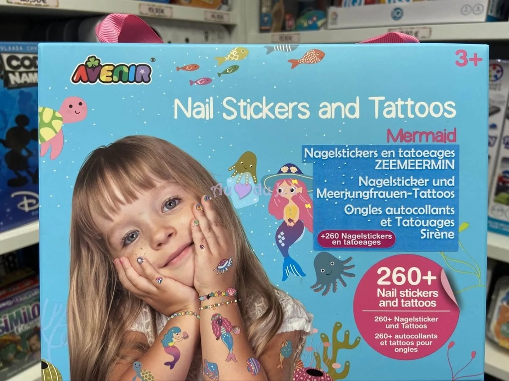 NAIL STICKERS AND TATTOOS - SIRENE - AVENIR