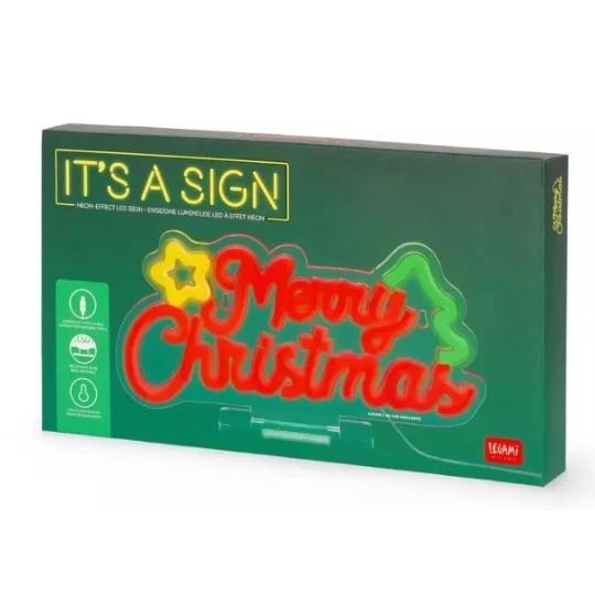 PANNEAU MURAL LED - MERRY CHRISTMAS