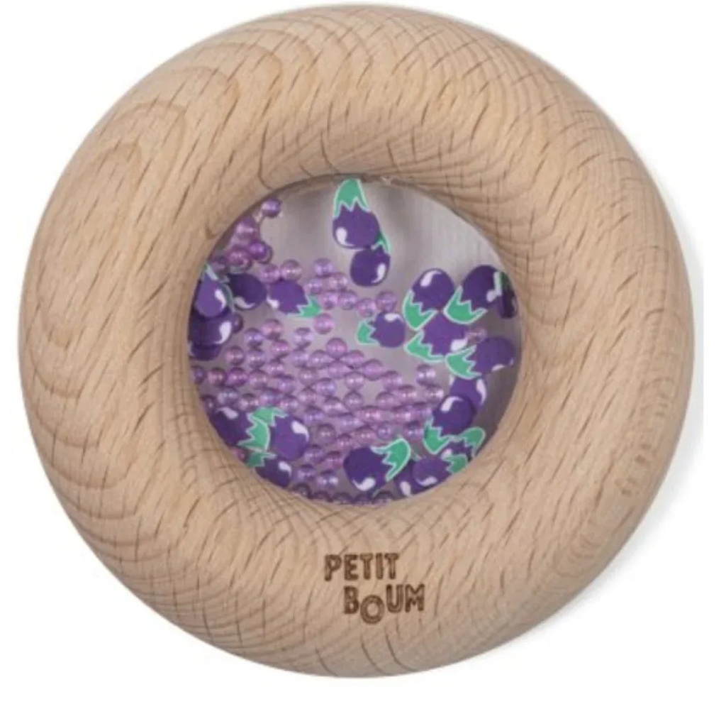 PETIT BOUM SENSORY DONUT AUBERGINE