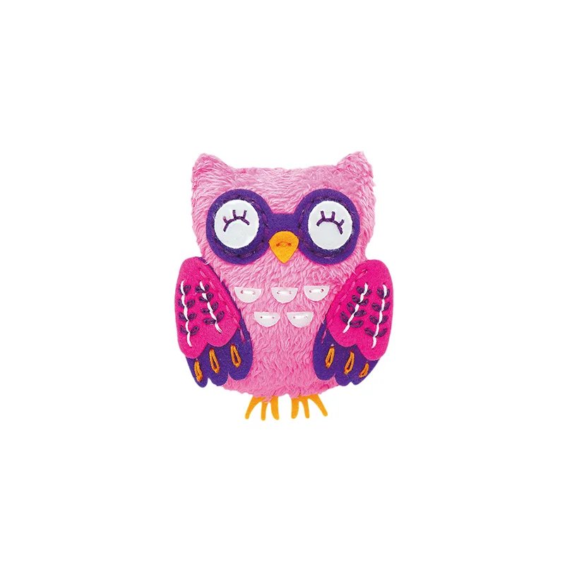 PORTE-CLES A COUDRE HIBOU