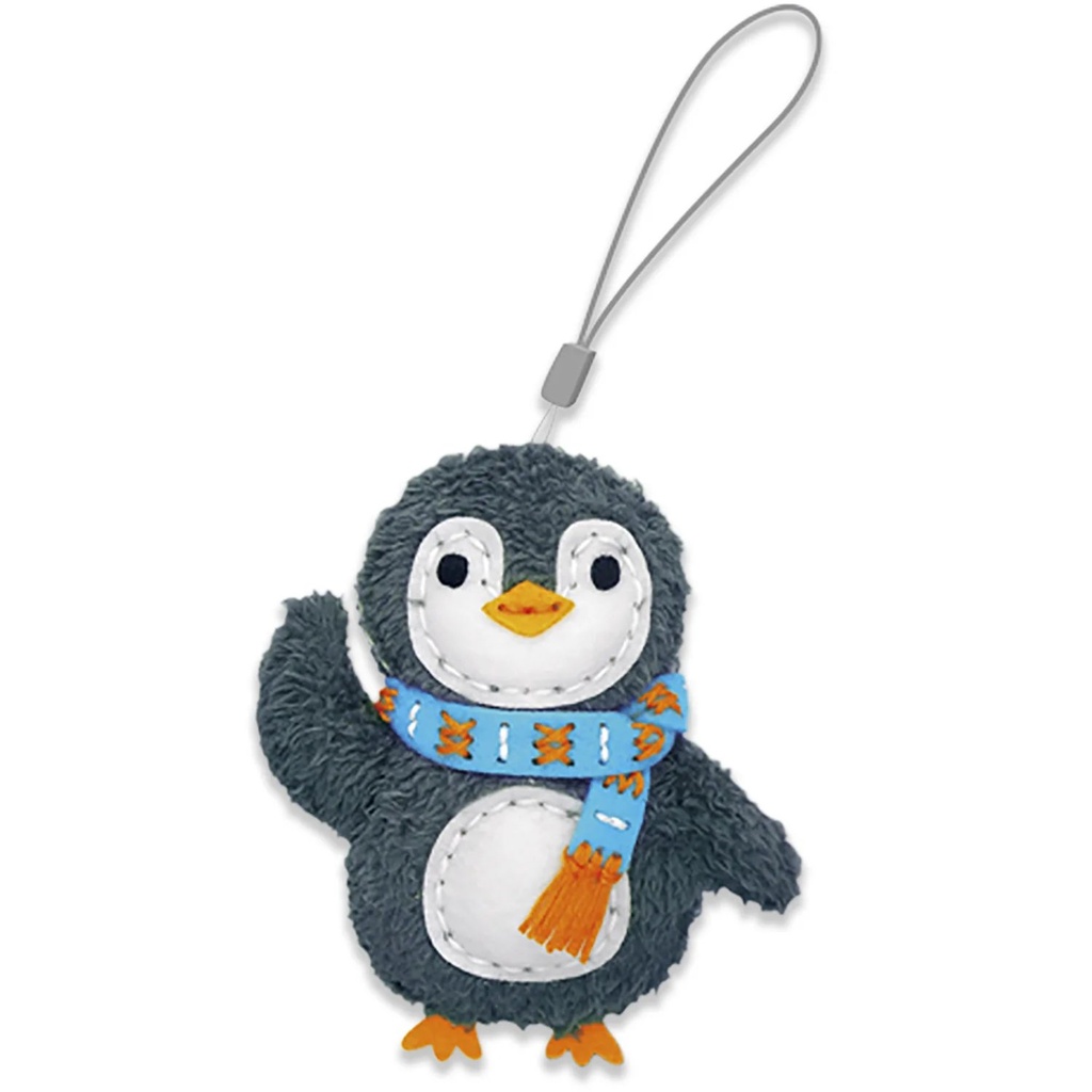 PORTE-CLES A COUDRE PINGOUIN