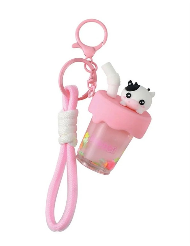 PORTE-CLÉS BUBBLE TEA VACHE