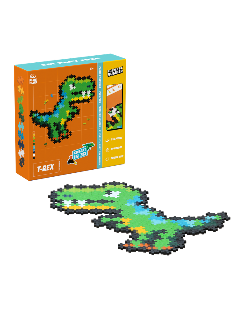 PUZZLE T-REX PLUS PLUS