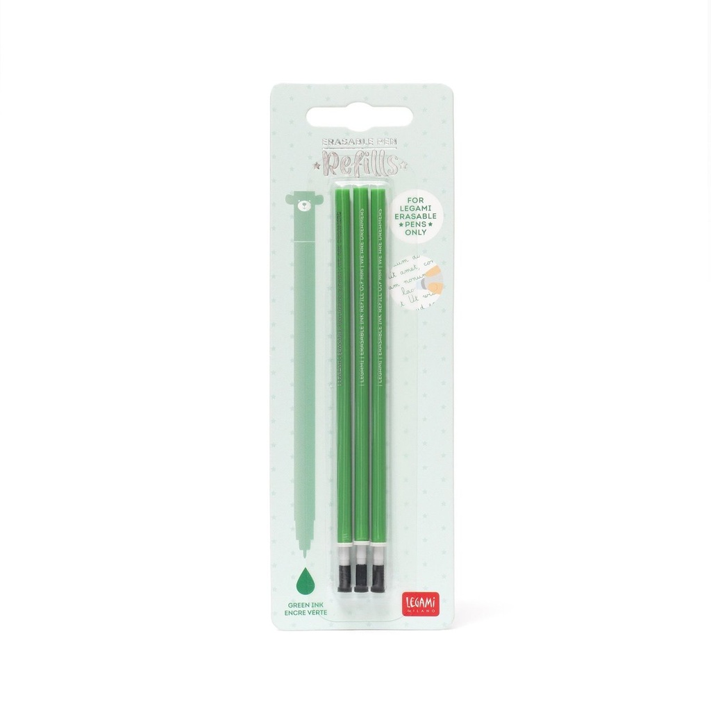 RECHARGE BIC EFFACABLE - VERT