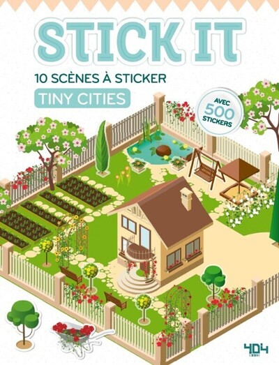 [9791032410783] Stick It - Tiny Cities - 10 scènes à sticker
