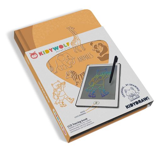 TABLETTE À DESSIN DE VOYAGE ANIMAUX