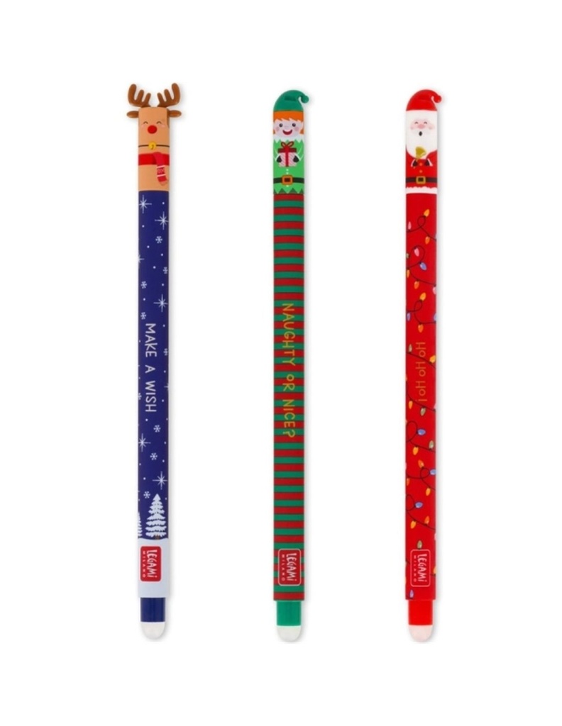 TRIO BICS EFFACABLES NAUGHTY OR NICE?