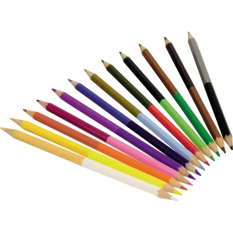 [3609510580865] TUBE 12 CRAYONS DOUBLE POINTE - AV MANDARINE