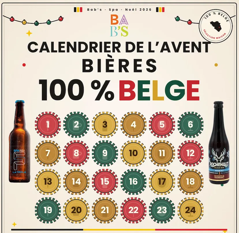 Calendrier de l'avent Bières 100% belges