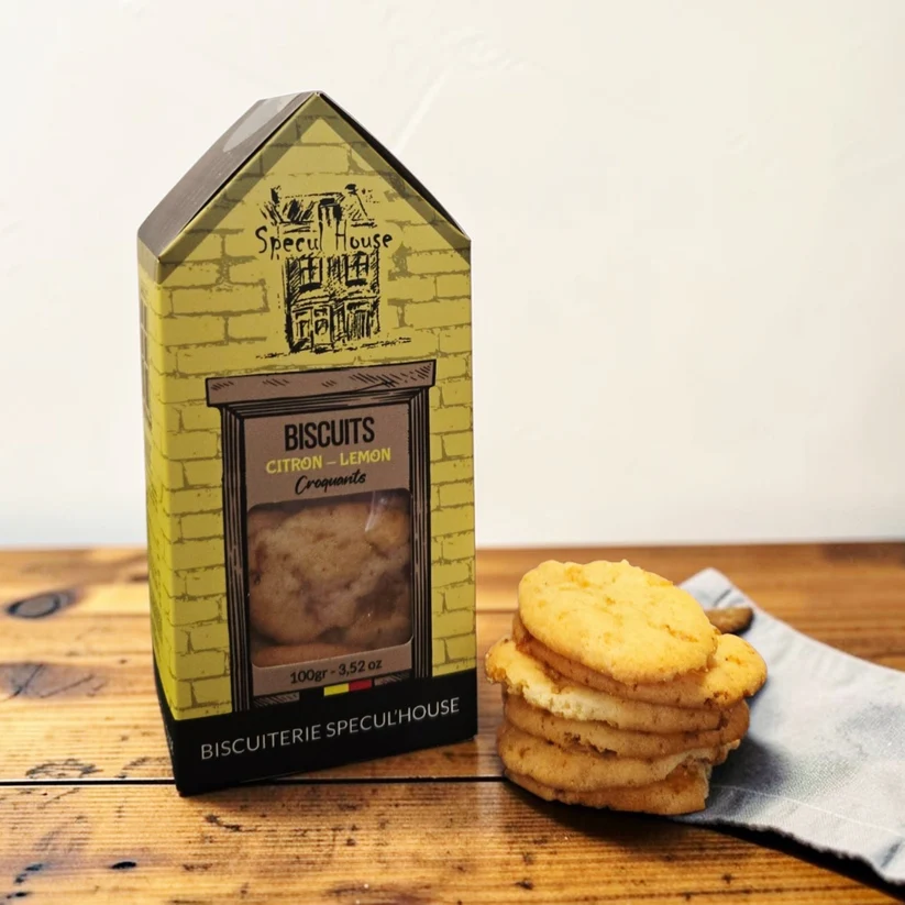 Biscuits 'croquants' Citron - 100gr - Specul'House `