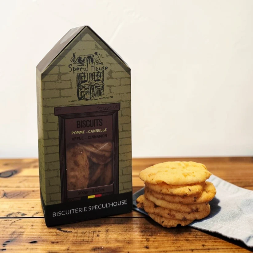 Biscuits 'croquants' Pomme-Cannelle - 100gr - Specul'House `