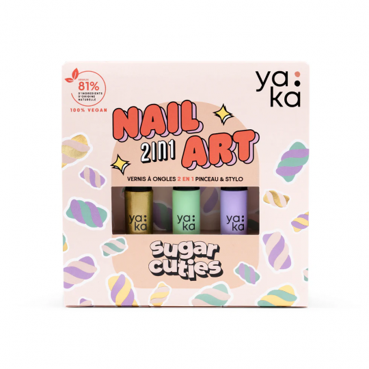 Coffret Nail Art Sugar Cuties - Yaka